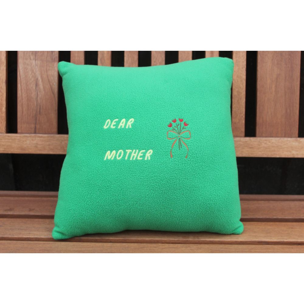 Dekoratiivpadi roheline "Dear Mother"