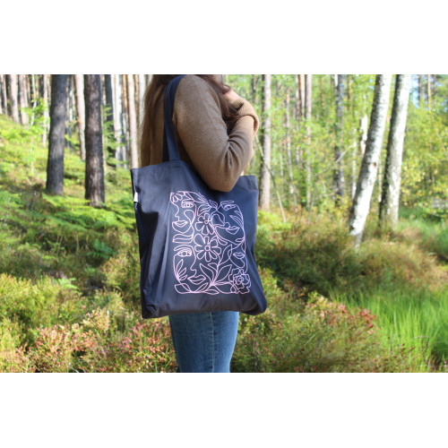 Riidest õlakott "Joonekunst"